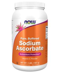NOW FOODS Sodium Ascorbate Powder (1361 g / 3 lbs.)