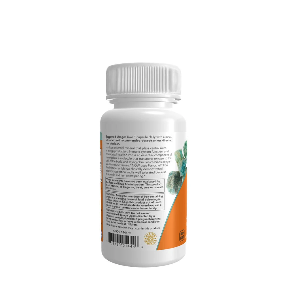 NOW Foods – Jern 36 mg Dobbelt Styrke - Image 3