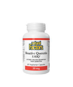 Natural Factors Bioactive Quercetin EMIQ 50 mg (60 Capsules)