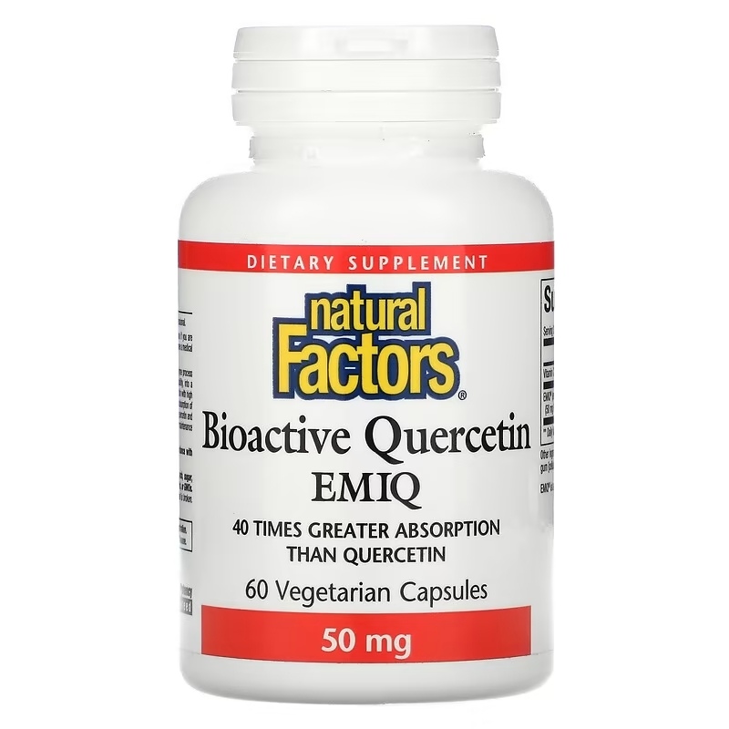 Natural Factors – Bioaktiv Quercetin EMIQ 50 mg – 60 capsules - Image 4