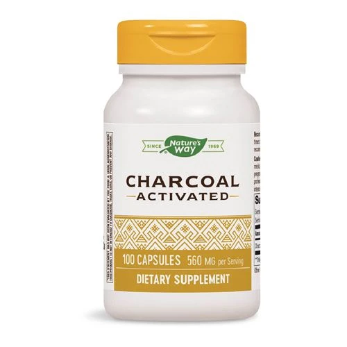 Nature's Way Activated Charcoal – 100 Capsules - Image 4