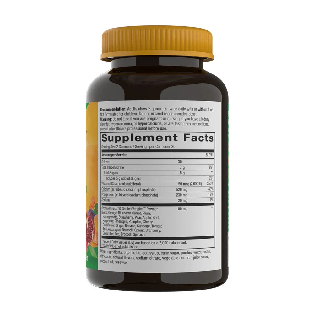 Nature's Way – Alive! Calcium + D3 Gummies – 60 stk - Image 4