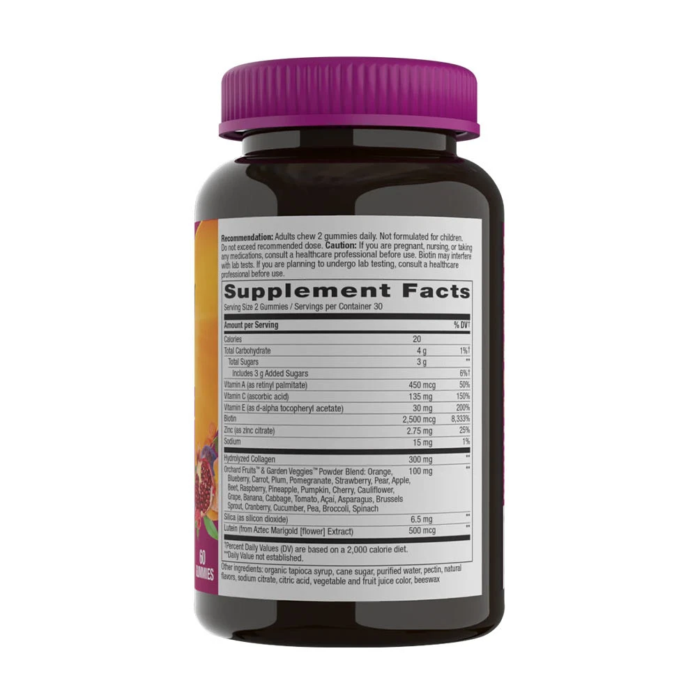 Nature's Way – Alive! Hair, Skin & Nails Gummies – Strawberry 60 pcs - Image 4