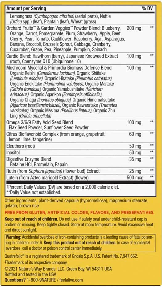 Nature's Way – Alive! Max6 Max Potency Daily Multivitamin – 90 capsules - Image 3