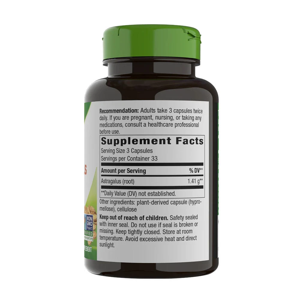Nature's Way – Astragalus Root – 100 capsules - Image 4
