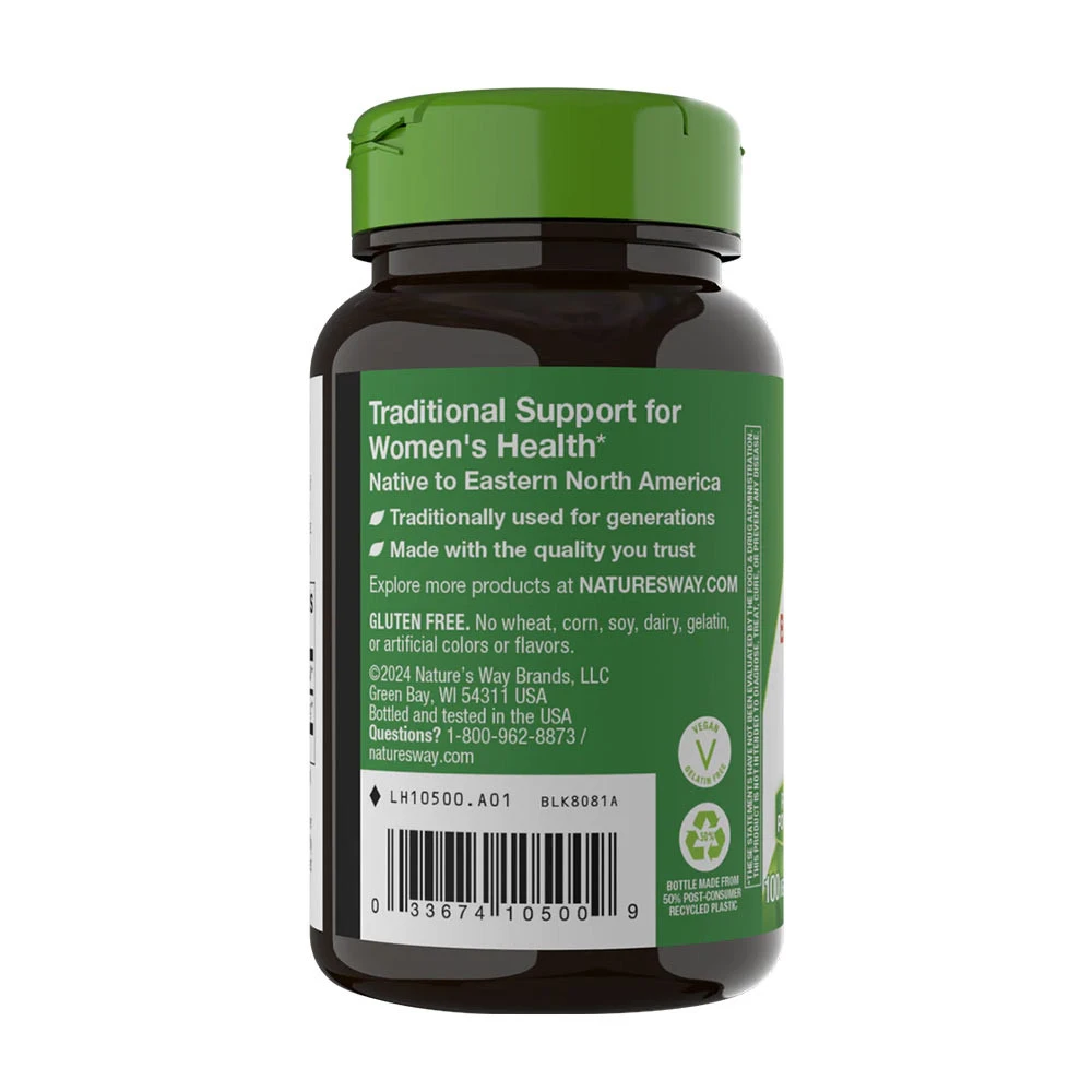 Nature's Way – Black Cohosh Root 100 capsules - Image 3