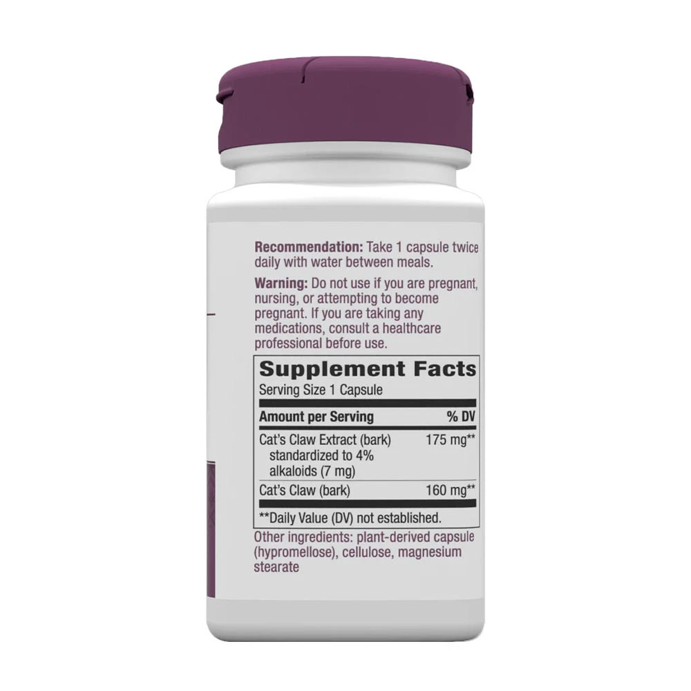 Natures Way – Cat's Claw Premium Extract – 60 capsules - Image 2