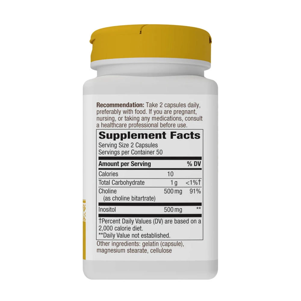 Natures Way – Choline & Inositol – 100 capsules - Image 6
