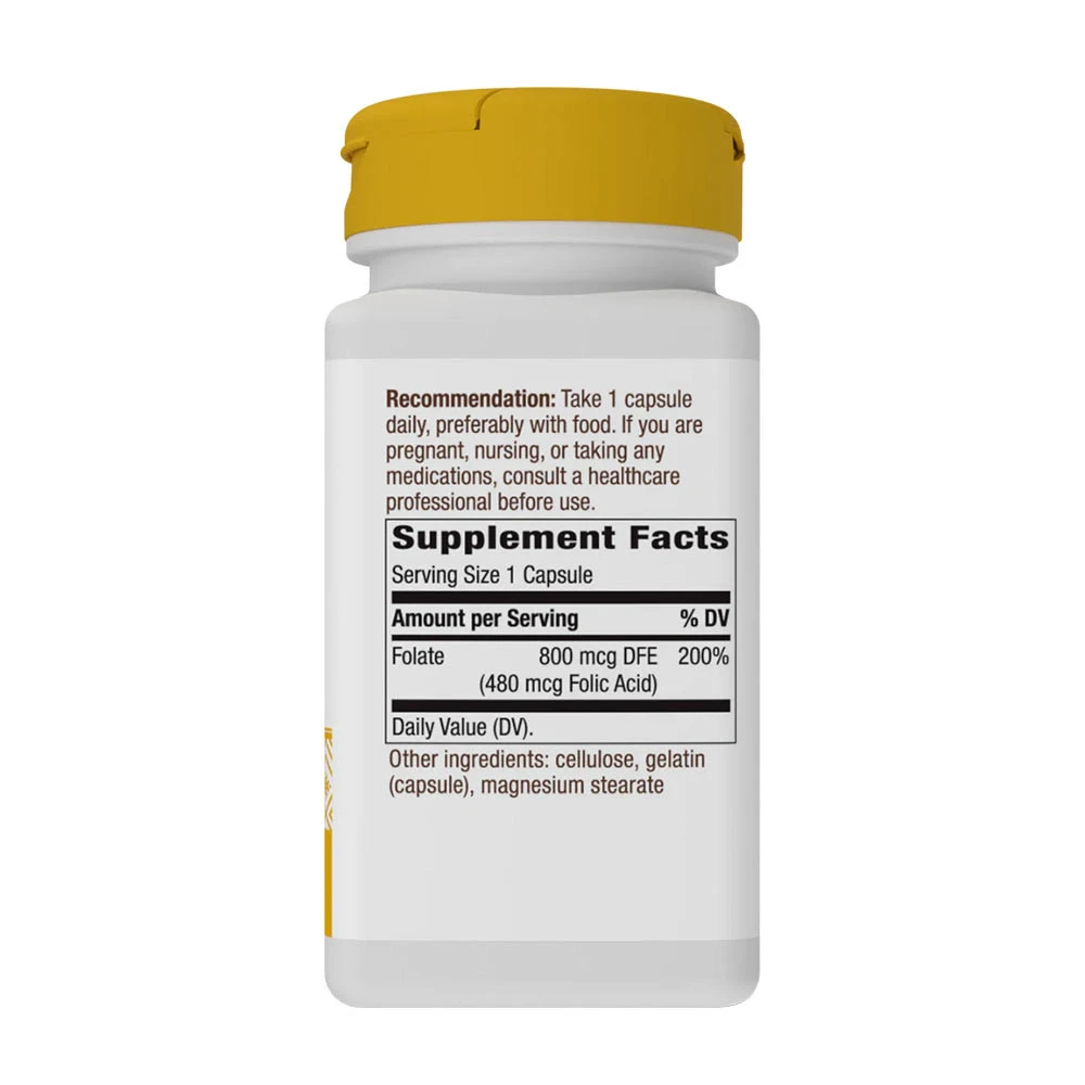 Nature's Way – Folate 100 Kapsler - Image 2