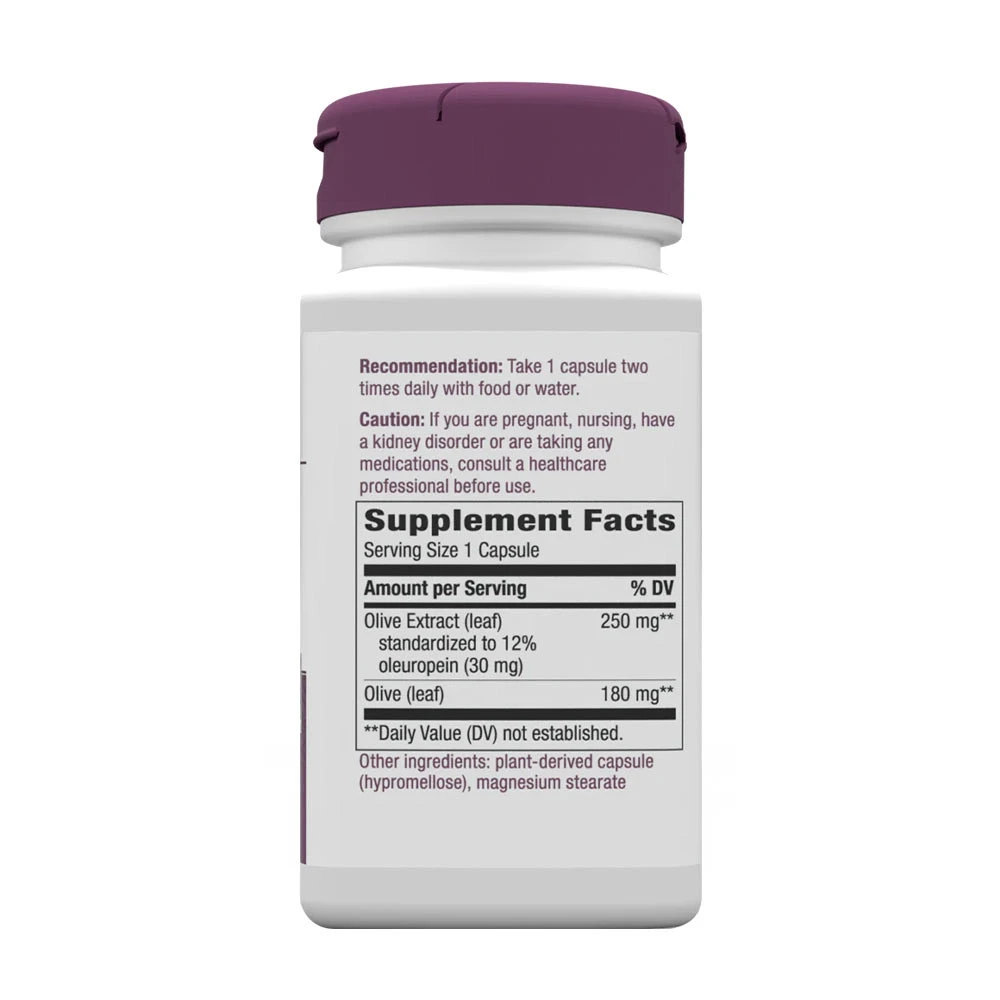 Natures Way – Olive Leaf Premium Extract – 60 capsules - Image 4