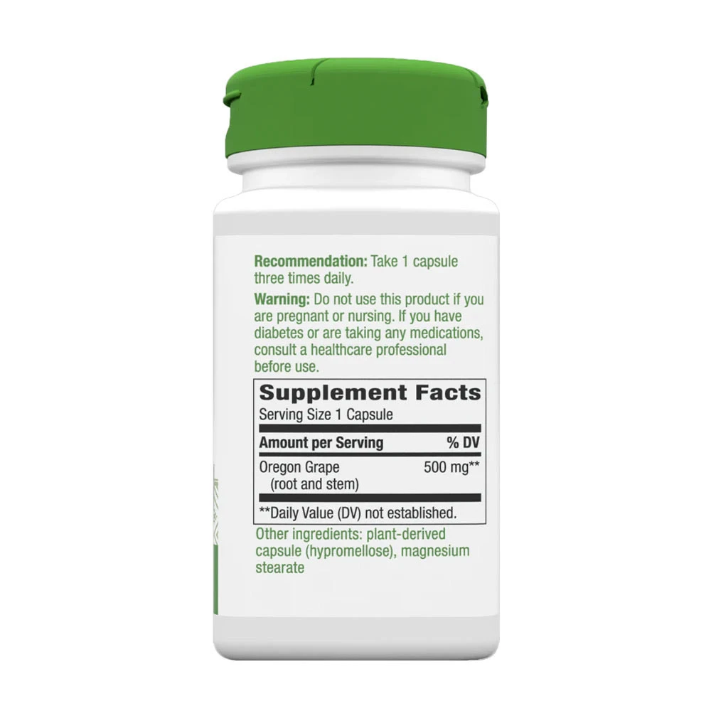 Natures Way – Oregon Grape – 90 capsules - Image 4