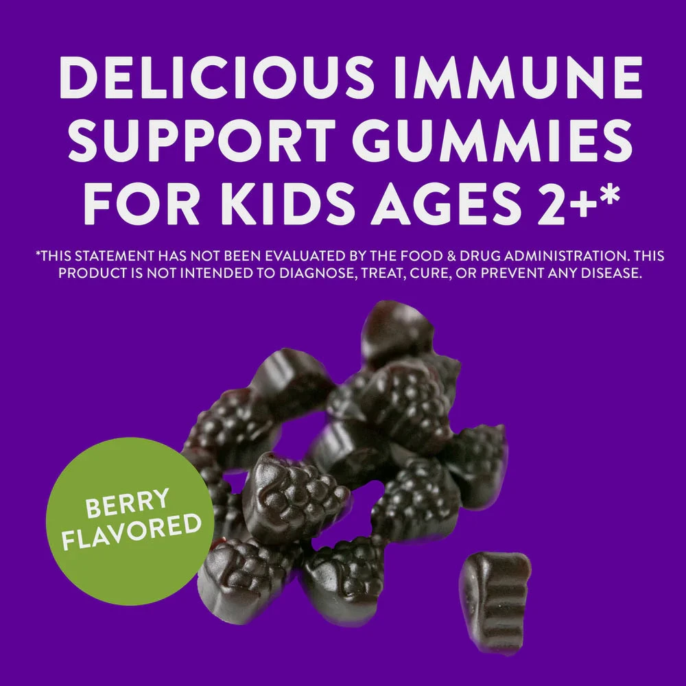 Natures Way – Sambucus Kids Immune Gummies – 60 stk - Image 6