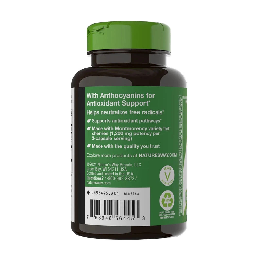 Natures Way – Tart Cherry Ultra – 90 Veg Capsules - Image 5