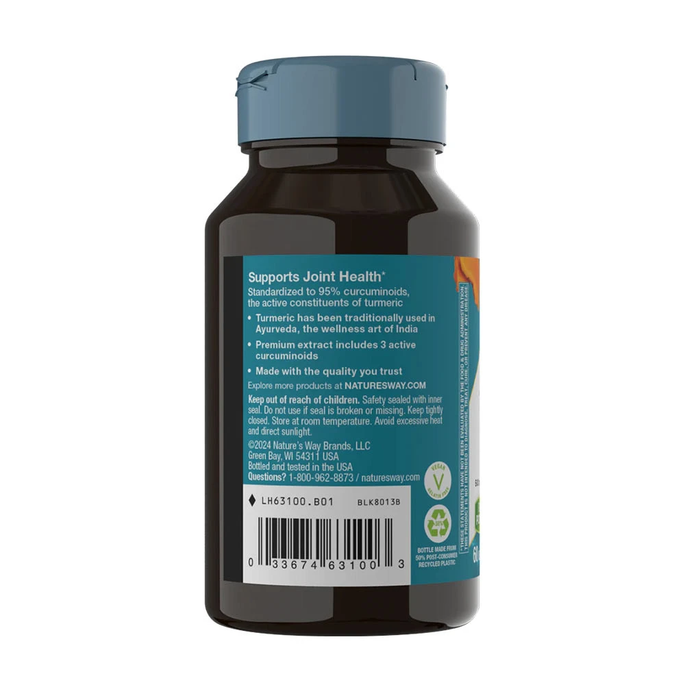 Natures Way – Gurkemeje Premium Ekstrakt – 60 tablets - Image 3