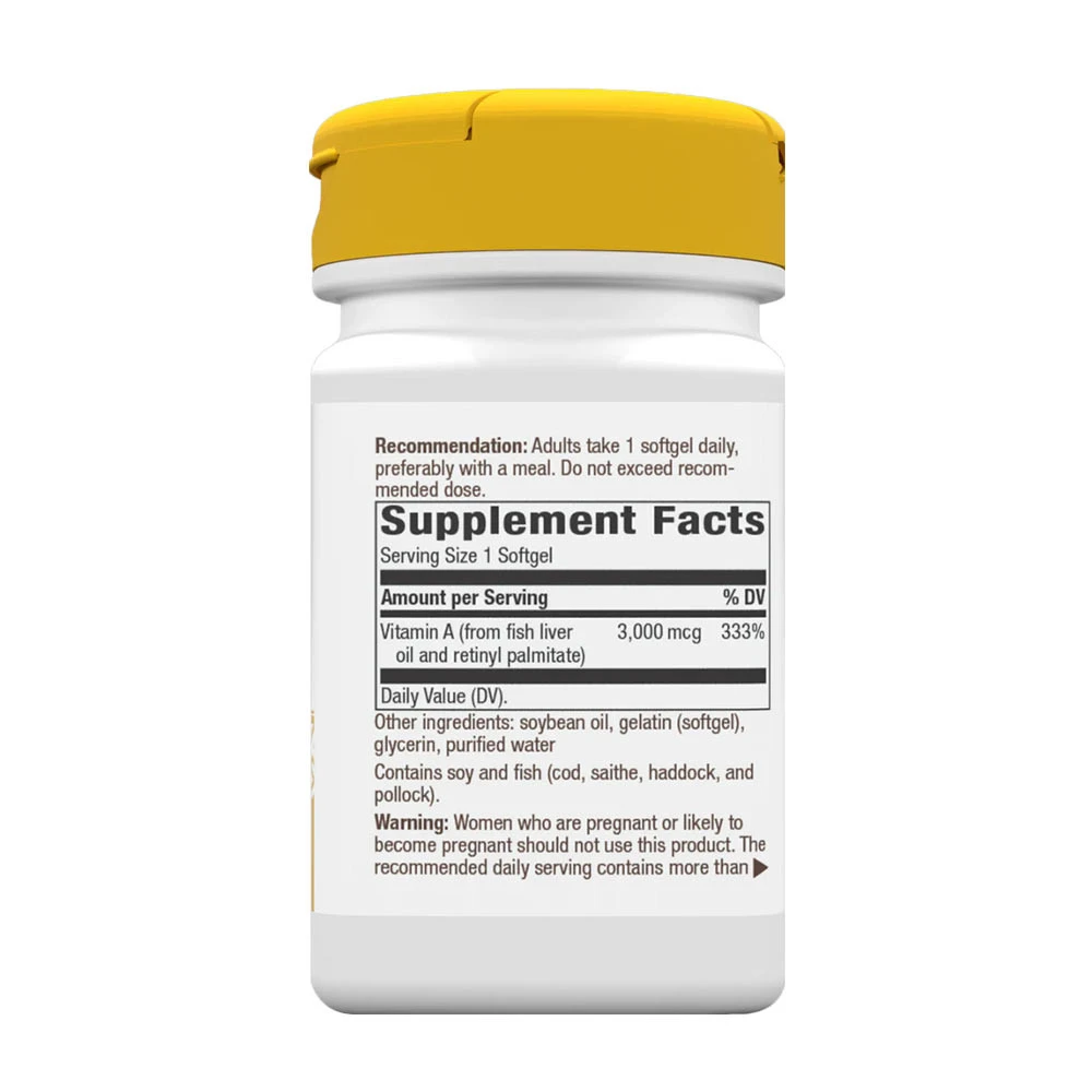 Nature's Way – Vitamin A 100 Softgels - Image 4