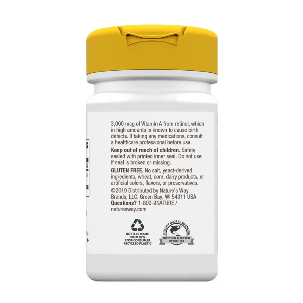 Nature's Way – Vitamin A 100 Softgels - Image 5