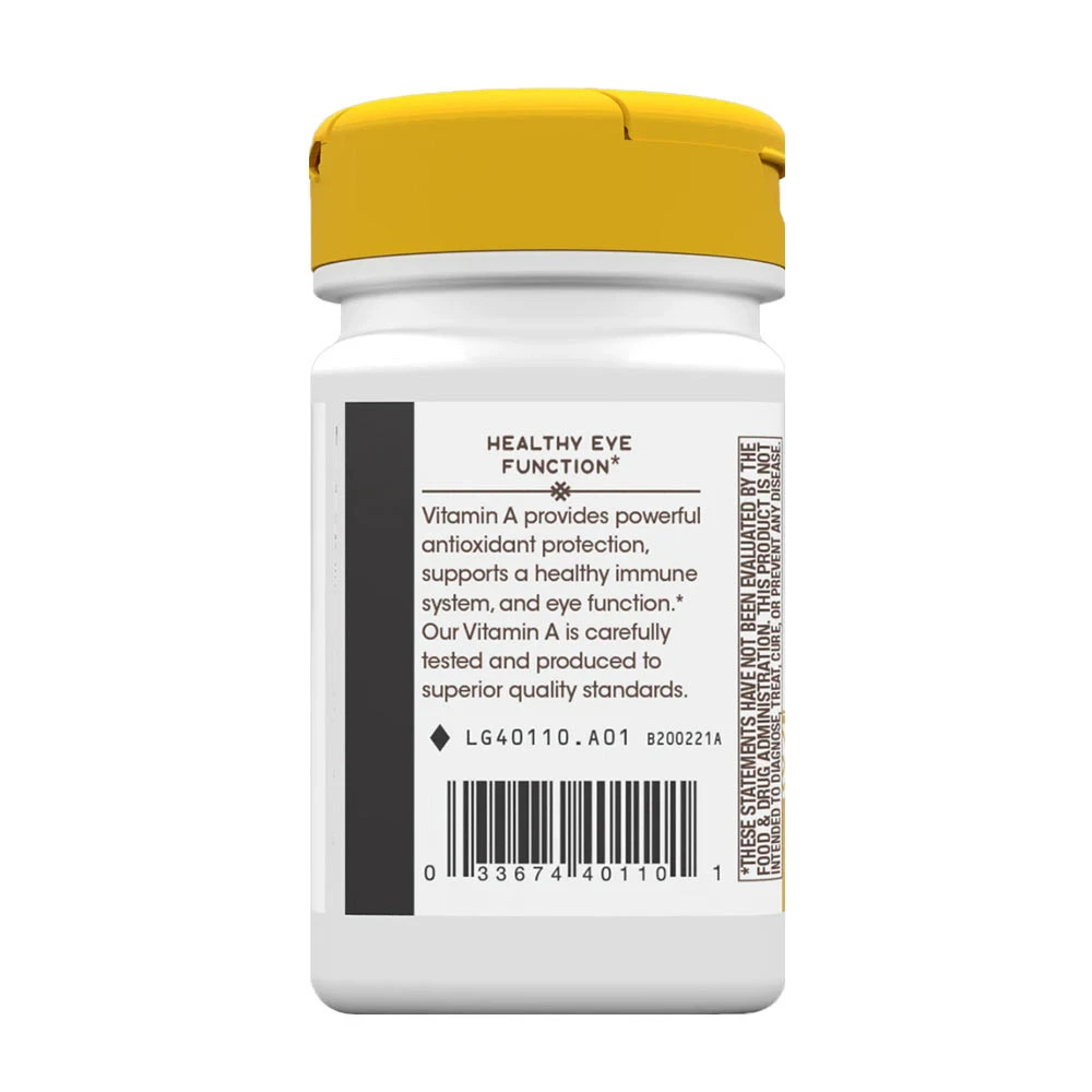 Nature's Way – Vitamin A 100 Softgels - Image 6