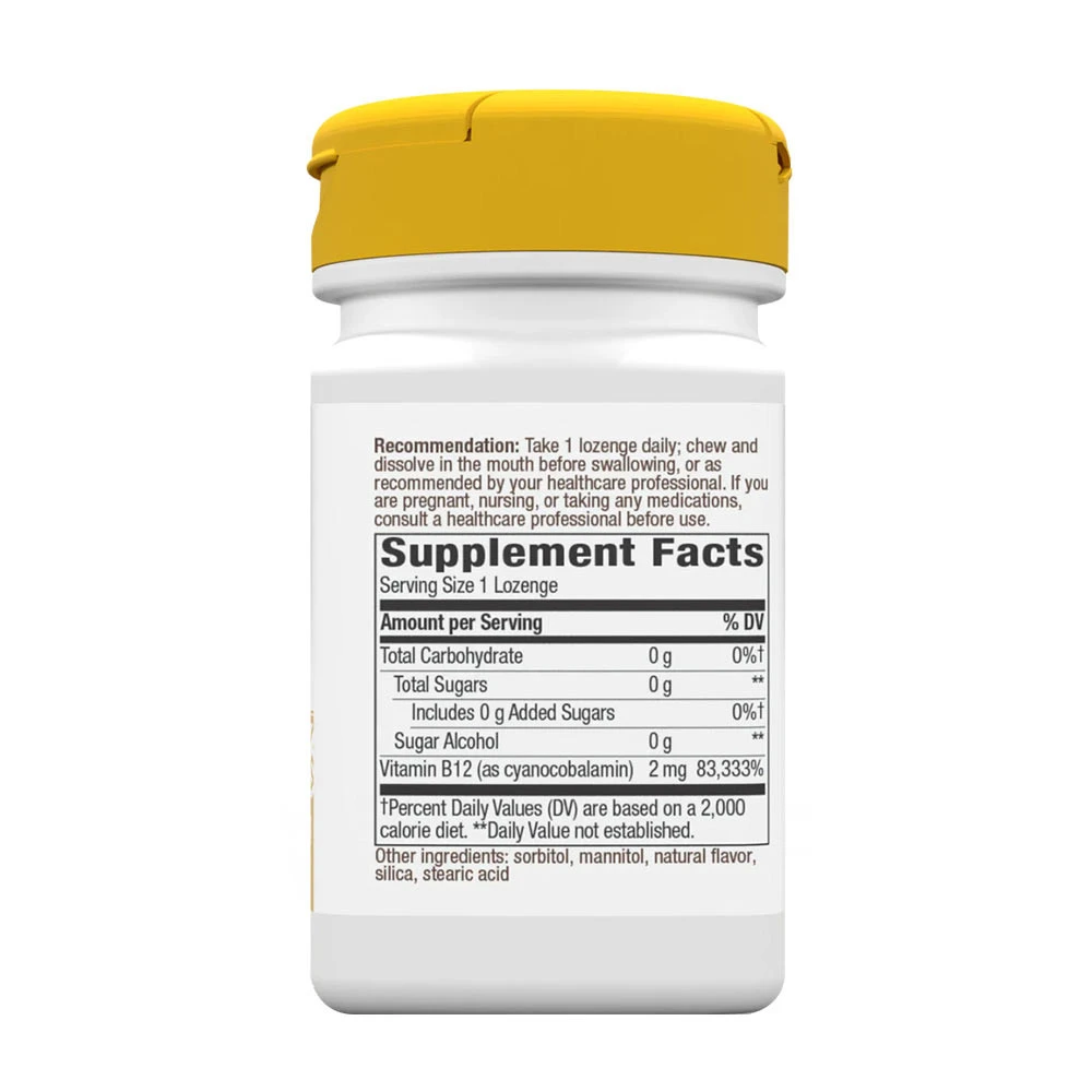 Nature's Way – Vitamin B12, Cherry 100 Lozenges - Image 4