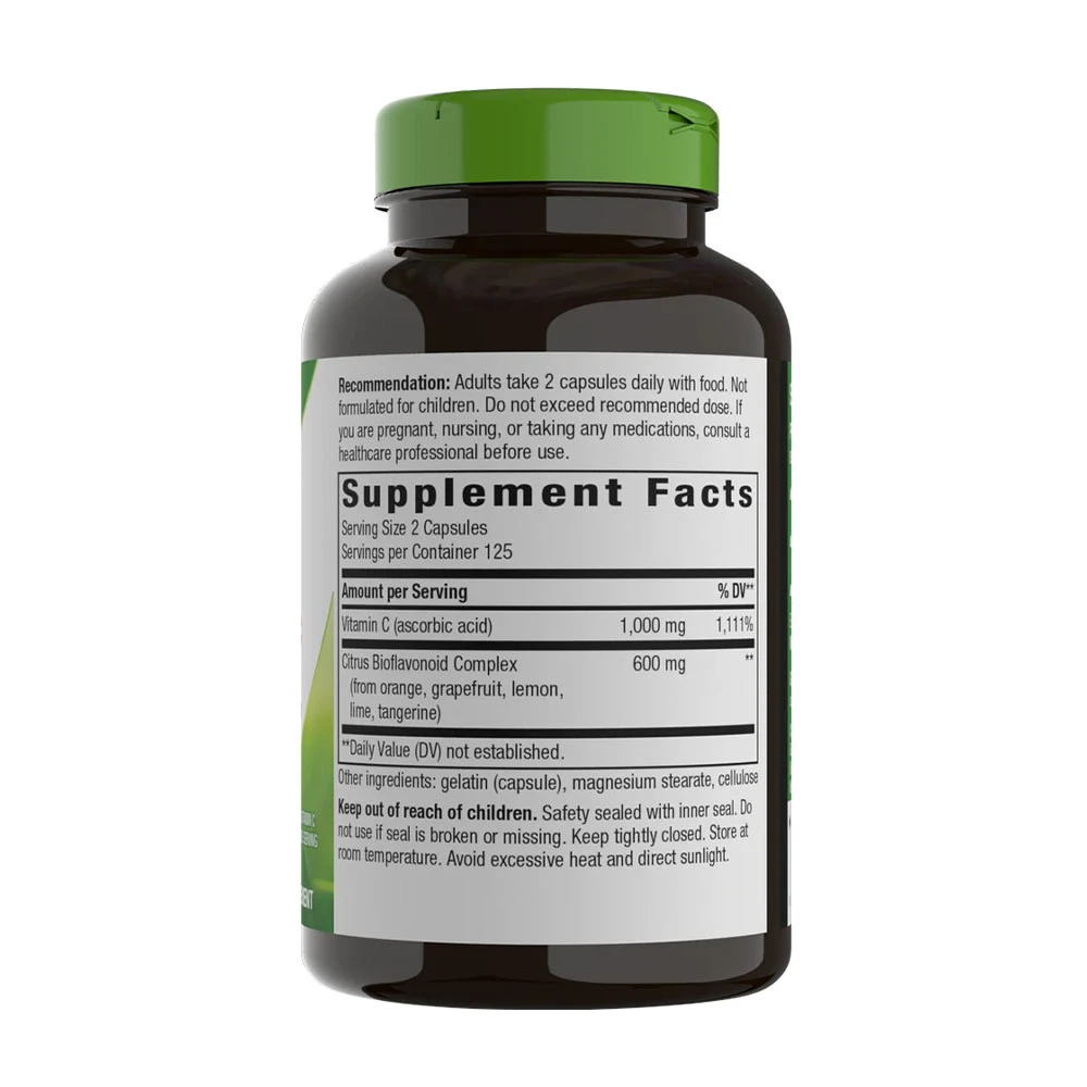 Natures Way – Vitamin C with Bioflavonoids – 250 capsules - Image 4