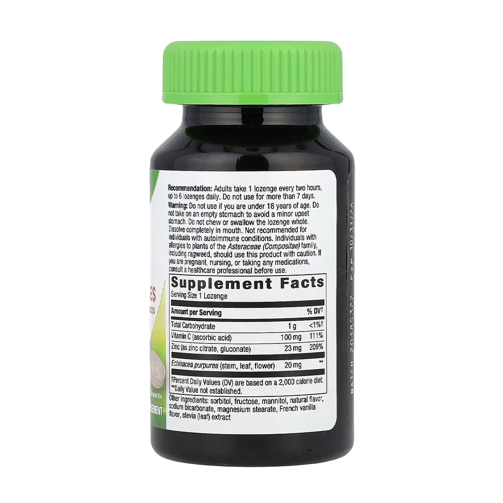 Nature's Way – Zinc Lozenges – Wild Berry 60 stk - Image 4