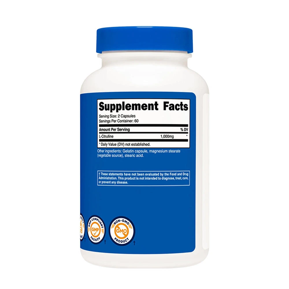 Nutricost – L-Citrulline Capsules 1000 mg (120 capsules) - Image 4