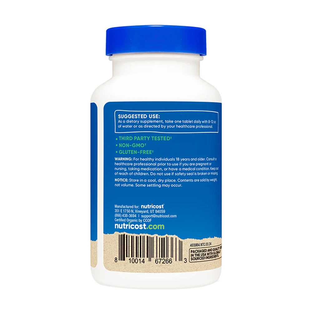 Nutricost – Organic Spirulina 240 Tablets - Image 5