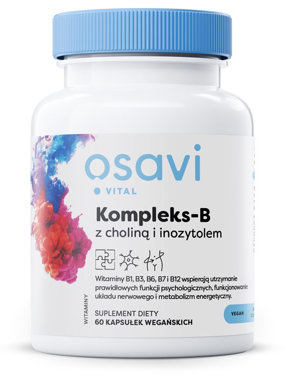 OSAVI B-Complex with choline & inositol (60 vcaps)
