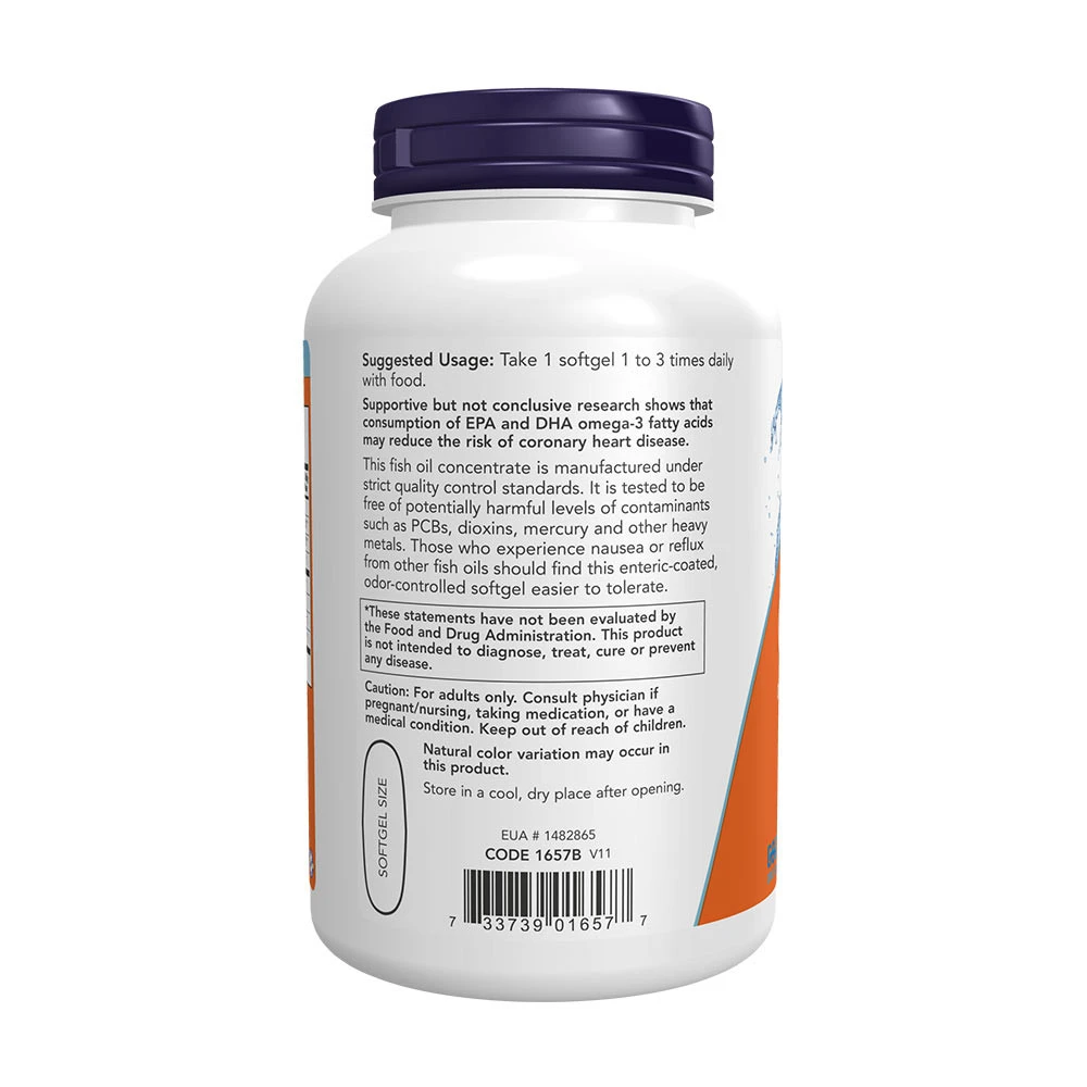 Omega-3 Enterisk Overtrukne – 180 bløde kapsler - Image 3