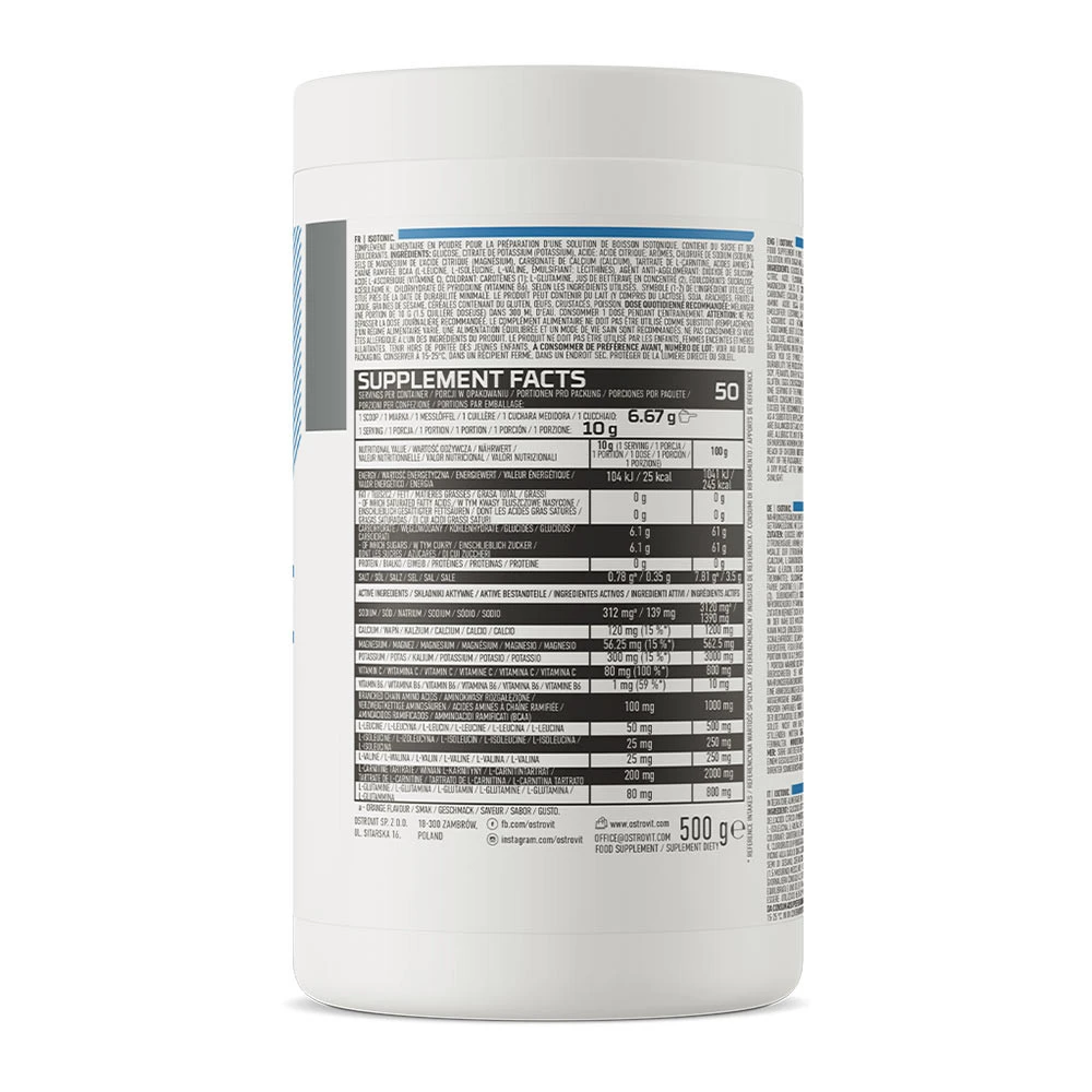 OstroVit – Isotonisk Pulver – 500 g - Image 4