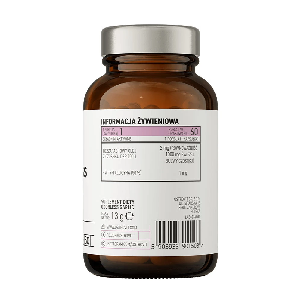 Ostrovit – Pharma Garlic – 60 Softgels - Image 6