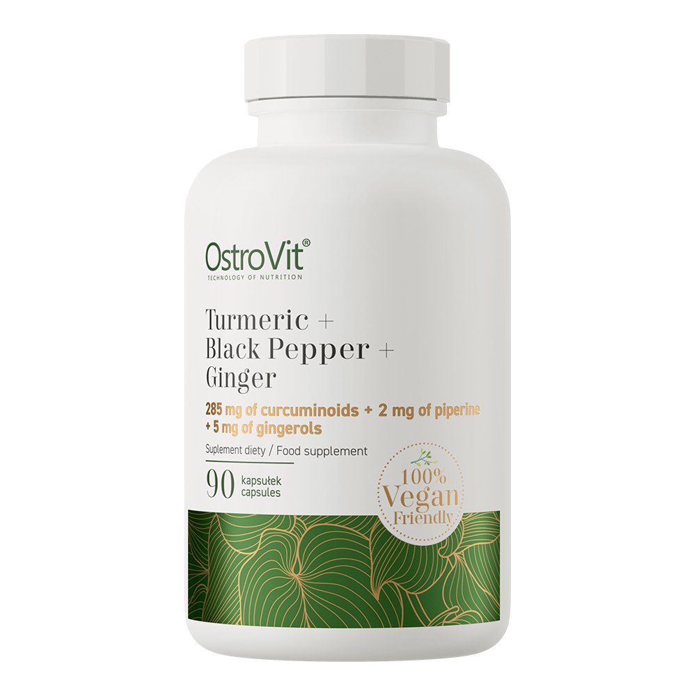 Ostrovit Turmeric + Black Pepper + Ginger VEGE (90 Capsules)