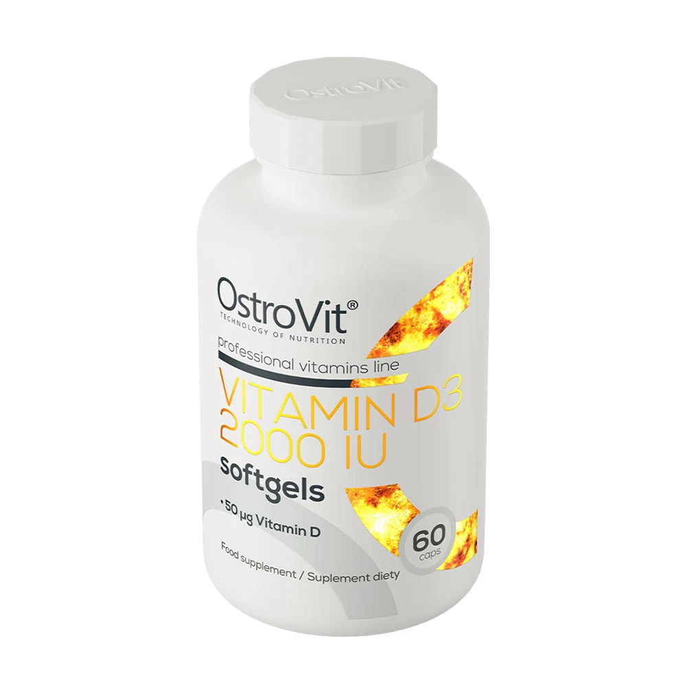 OstroVit – Vitamin D3 2000 IU – 60 softgels - Image 3