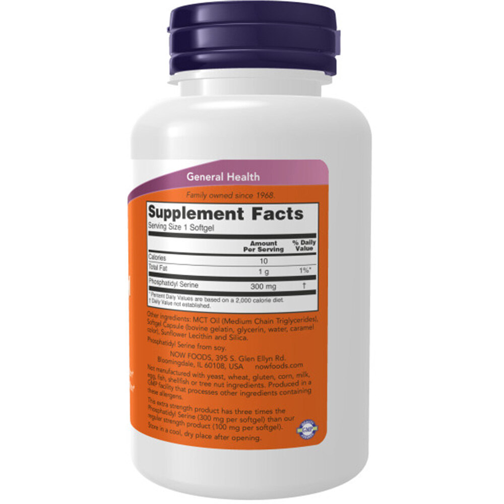 Fosfatidylserin – 300 mg Ekstra Styrke – 50 Bløde Kapsler - Image 5