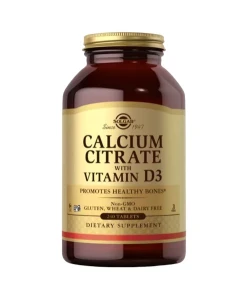 SOLGAR Calcium Citrate with Vitamin D3 (240 tabs)