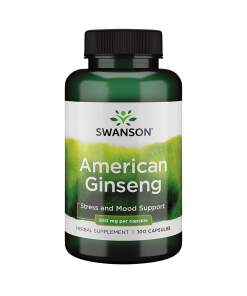 SWANSON American Ginseng 550mg 100kaps