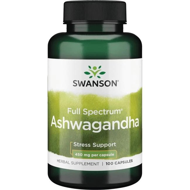 SWANSON Ashwagandha 450mg 100caps