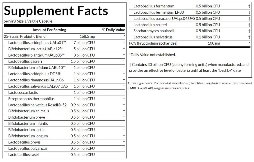 Epic Pro – 25-stammes Probiotikum – 30 kapsler - Image 2