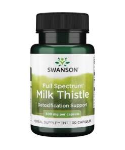 SWANSON FS Milk Thistle 500mg 30 kaps
