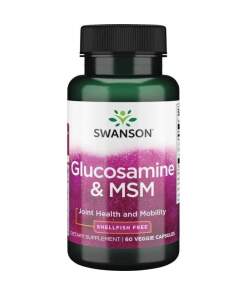SWANSON Glucosamine + MSM 60kaps