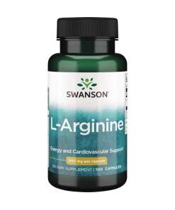 SWANSON L-arginina 500mg 100kaps