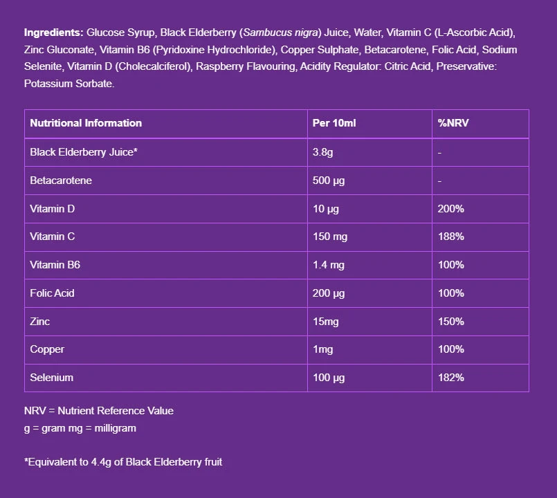 Sambucol – Extra Defence Væske – 120 ml - Image 4