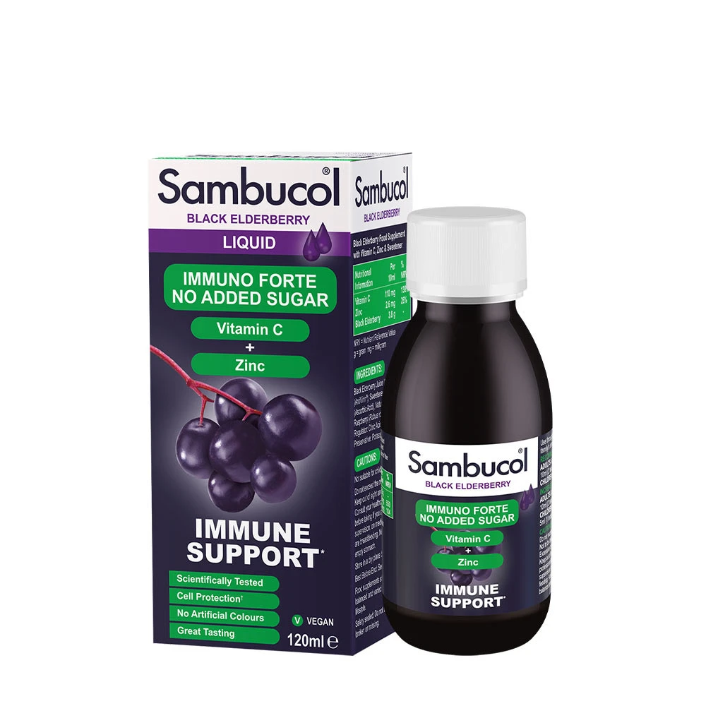 Sambucol Immuno Forte Sugar Free Liquid (120 ml