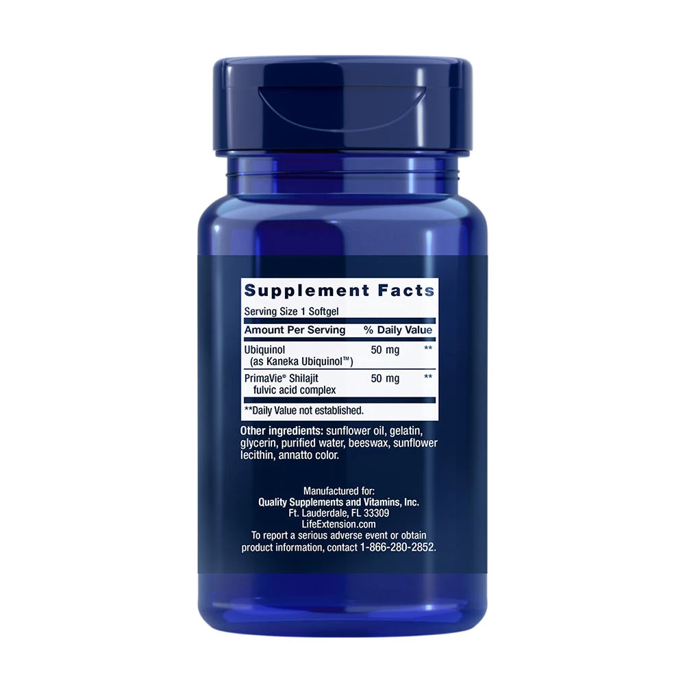 Super Ubiquinol CoQ10 – Med Forbedret Mitokondriel Støtte – 50mg – 30 softgels - Image 7