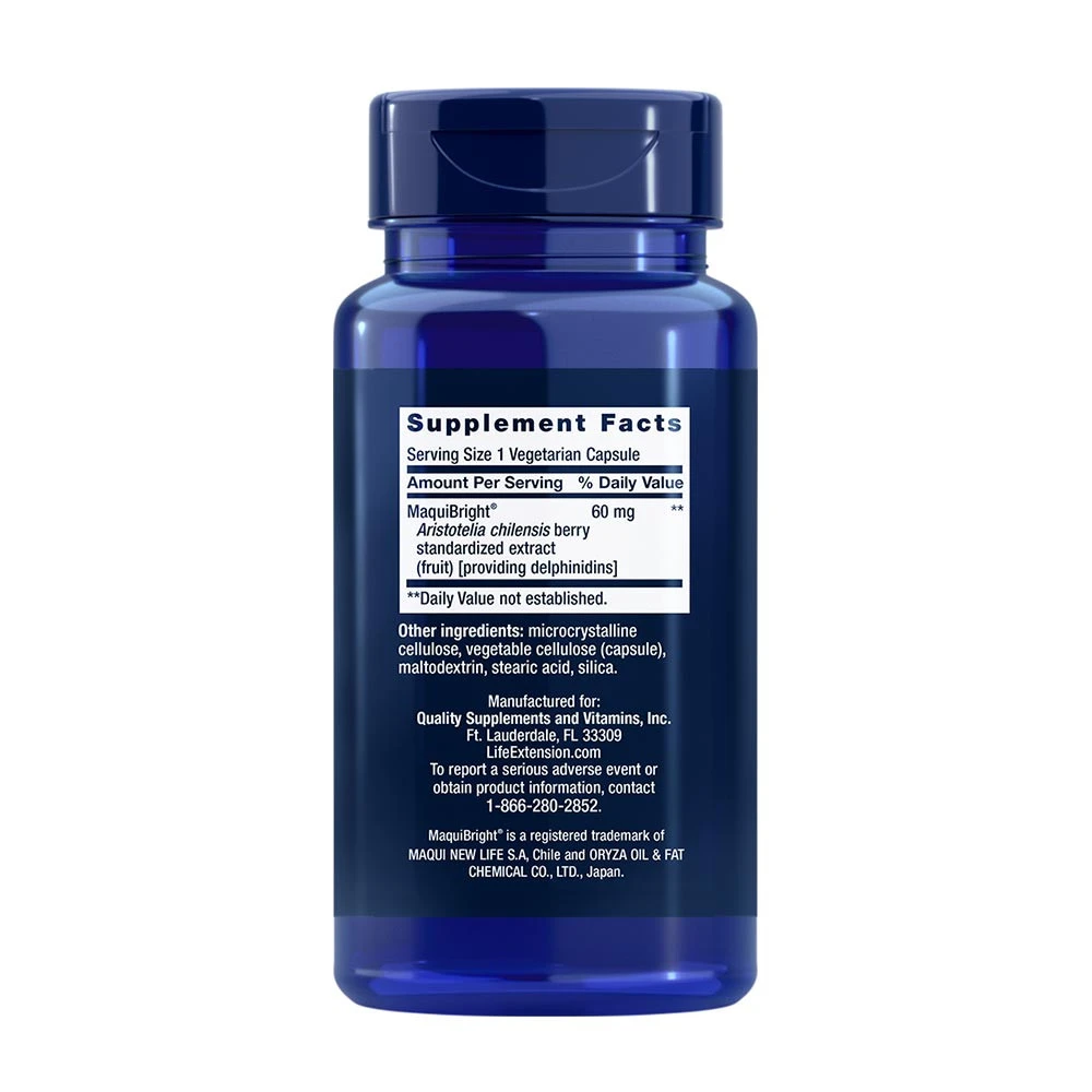 Tear Support – MaquiBright (Maqui Berry Extract) – 60mg – 30 vcaps - Image 6