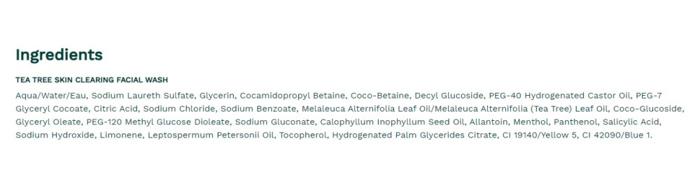 The Body Shop – Tea Tree Skin Clearing Facial Wash – 250 ml - Image 4