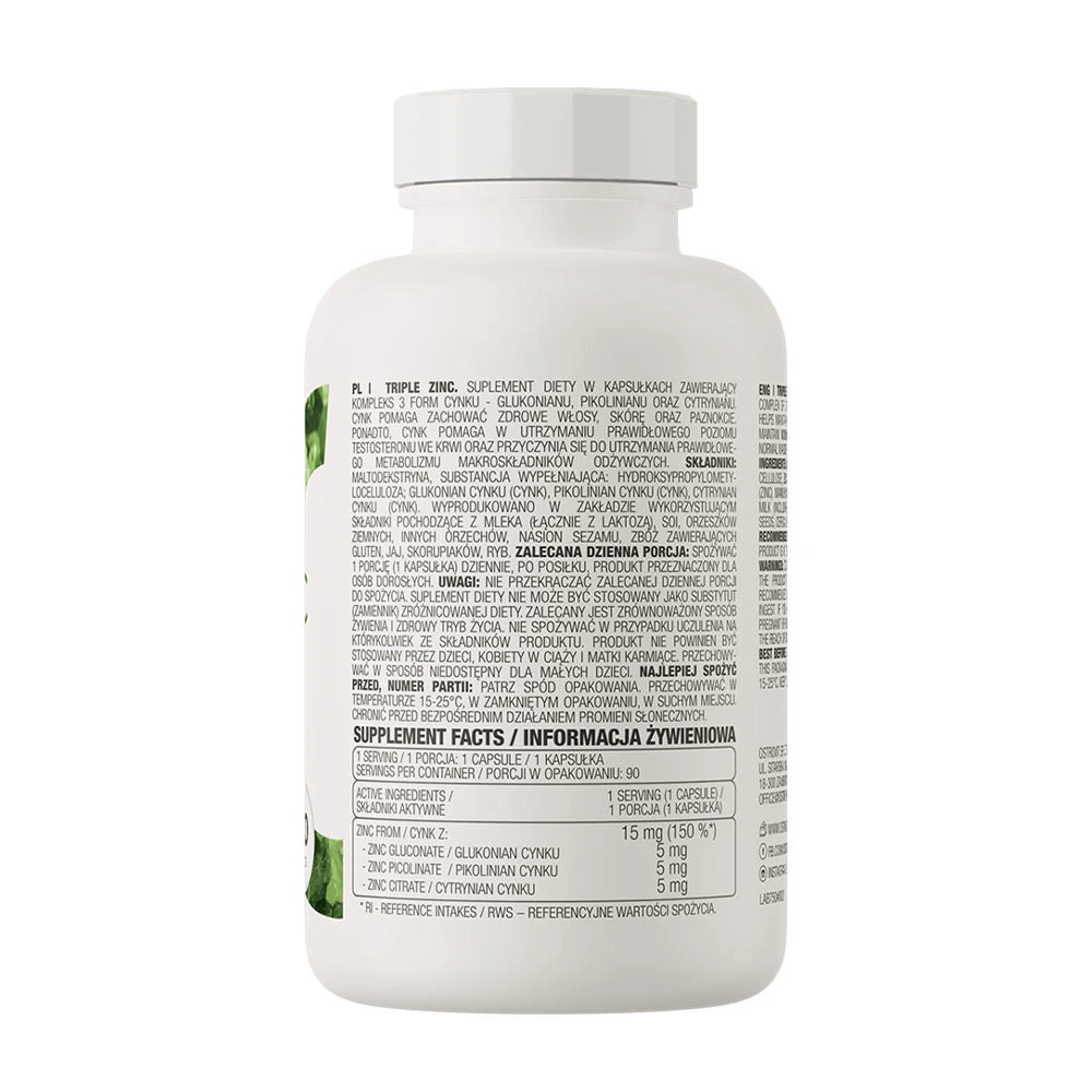 OstroVit – Triple Zinc – 90 capsules - Image 4