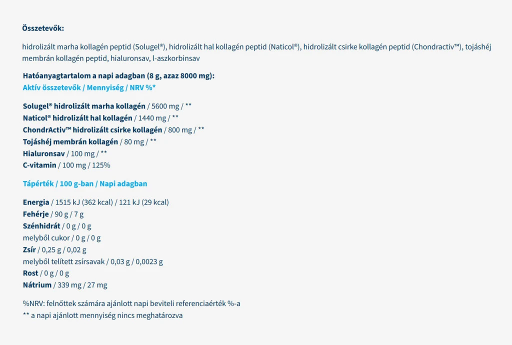 USA Medical – Collagen Complex – 240 g - Image 2