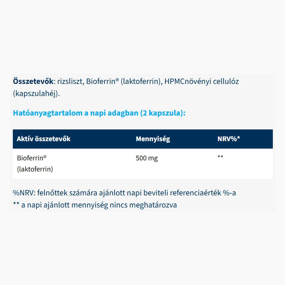USA Medical – Lactoferrin BioFerrin – 60 capsules - Image 4
