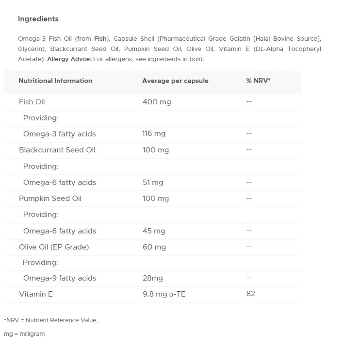 Vitabiotics – Ultra Omega 3-6-9 – 60 capsules - Image 4