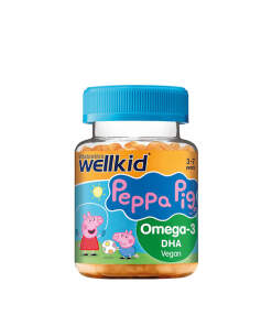 Vitabiotics Wellkid Peppa Pig Omega-3 DHA (30 Gummies